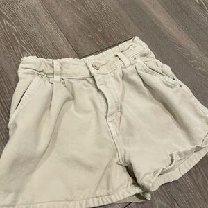 Zara Kids Cream Casual Shorts